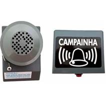 Campainha Sem Fio Alcance 40m Cinza