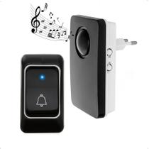 Campainha Sem Fio Bivolt, Prova Dágua com 32 Toques Longo Alcance Campainha Sem Fio Bivolt, Prova Dágua com 32 Toques Longo Alcance