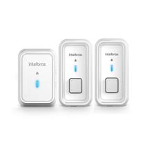 Campainha sem fio CIB 101 Intelbras para atender 2 entradas