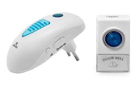 Campainha Sem Fio Cód. Único 38 Opç. De Sons Bivolt + De 40m