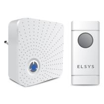 Campainha Sem Fio Com 01 Receptor Até 120 Metros Esa-cs101 - Elsys