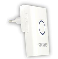 Campainha Sem Fio com Bateria Bivolt Branco - Fame Campainha Sem Fio com Bateria Bivolt Branco - Fame