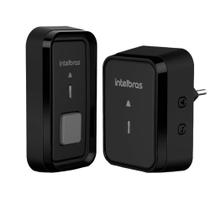 Campainha sem Fio com Bateria Preta com 5 Níveis de Volume e Melodia - 4522000 - INTELBRAS Campainha sem Fio com Bateria Preta com 5 Níveis de Volume e Melodia - 4522000 - INTELBRAS