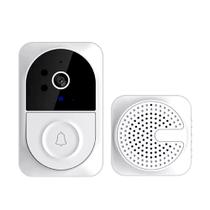 Campainha Sem Fio com Câmera e Bateria de Longa Duração - Controle via Celular