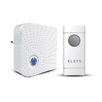Campainha Sem Fio de Longo Alcance Bivolt ESA-CS101 Elsys Campainha Sem Fio de Longo Alcance Bivolt ESA-CS101 Elsys