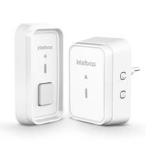 Campainha sem fio Intelbrás - com Bateria - Branco - CIB 101 BR Campainha sem fio Intelbrás - com Bateria - Branco - CIB 101 BR