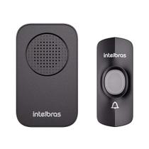 Campainha Sem Fio Intelbras Com Bateria Cib 10 Preta Bivolt