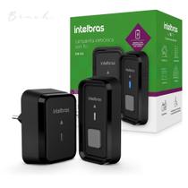 Campainha Sem Fio Intelbras Com Bateria Ip 44 - Até 100 metros sem barreira - Preto Campainha Sem Fio Intelbras Com Bateria Ip 44 - Até 100 metros sem barreira - Preto