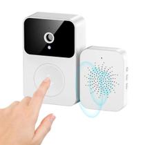 Campainha Sem Fio Inteligente Com Câmera Visão Noturna Interfone Conecta com Celular - Altomex