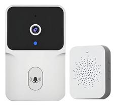 Campainha Sem Fio Inteligente com Câmera WiFi,Microfone Visão Noturna HD, Áudio Bidirecional, , Monitoramento em Tempo Real
