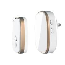 Campainha sem fio LUAMB com alcance de 300 m, 5 níveis de volume e flash LED