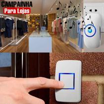 Campainha Sem Fio Para Lojas Cliente Fácil De Instalar