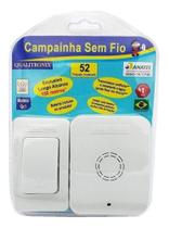 Campainha Sem Fio Qualitronix Qc1 Bivolt 52 Toques