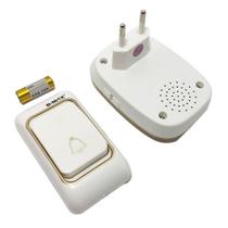 Campainha Sem Fio Residencial Comercial Bivolt Com Pilha - CW Shop