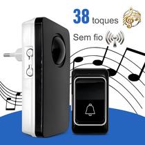 Campainha Sem Fio Residencial Wireless De Longo Alcance Com 38 Toques Premium Campainha Sem Fio Residencial Wireless De Longo Alcance Com 38 Toques Premium