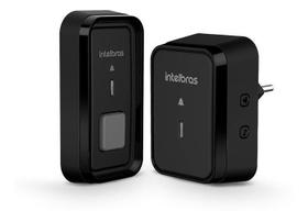 Campainha Sem Fio Wireless 100 Metros 5 Toques Residencial Preta