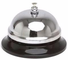 Campainha Sineta Mesa Recepção Pizzaria Hotel Metal