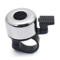 Campainha sininho buzina trim p/ bicicleta prata