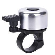 Campainha sino de bicicleta retro metalico som tradicional design classico prata