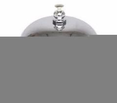 Campainha Sino De Mesa Balcão Recepção Hotel Comercio De Metal 9x6cm