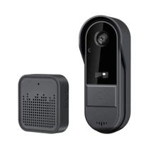 Campainha WiFi Com Câmera Sem Fio HD 1080P Bidirecional À Prova d'Água, MicroSD, Nuvem E Bateria De Campainha WiFi Com Câmera Sem Fio HD 1080P Bidirecional À Prova d'Água, MicroSD, Nuvem E Bateria De