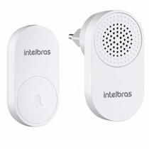 Campanha sem Fio e sem Bateria Intelbras CIK102 Bivolt Branco para Área Externa e Interna Campanha sem Fio e sem Bateria Intelbras CIK102 Bivolt Branco para Área Externa e Interna