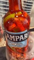 Campari c/ Frutas e mel Laranja, Manga, Morango, Abacaxi novidade garrafa 750ml