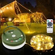 Camping String Lights Anpro 10m Warm White USB recarregável