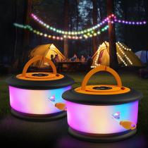 Camping String Lights Zocelight 10m, recarregável, 19 modos