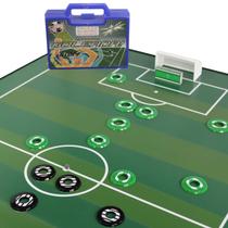 Campo Médio Futebol de Botão com 2 times completos 10294030 Campo Médio Futebol de Botão com 2 times completos 10294030