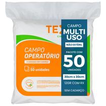 Campo Operatório 12g C/fio Radiopaco Compressa Algodão 50 Unidades Campo Operatório 12g C/fio Radiopaco Compressa Algodão 50 Unidades