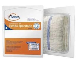 Campo operatório estéril 10 x 9 cm c/ fio eto rx 9 g - 5 un
