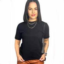 Camseta Básica T-shirt Woman Premium Baby Look