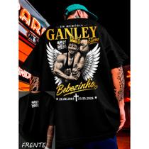 Camsieta Gabriel GANLEY Oversized StreetWaear Weak Weak Bodybuilder Treino Gym Preta Memorial Camsieta Gabriel GANLEY Oversized StreetWaear Weak Weak Bodybuilder Treino Gym Preta Memorial