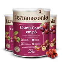CamuCamu em Pó Terramazonia Fonte de Vitamina C e Antioxidantes Rico em Fibras Vegano 200g CamuCamu em Pó Terramazonia Fonte de Vitamina C e Antioxidantes Rico em Fibras Vegano 200g