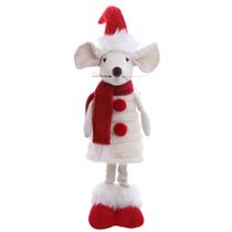 Camundongo Em Pé - Vermelho/Bege - 45 cm - Topo Felice - 1 unidade - Cromus - Rizzo