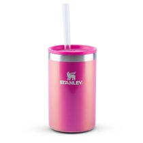 Can Cooler Com Canudo Stanley 8450 Dazzle Pink Shimmer 296ML Can Cooler Com Canudo Stanley 8450 Dazzle Pink Shimmer 296ML