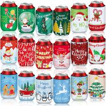 Can Cooler Sleeves SEPGLITTER, pacote com 18 designs de Natal Can Cooler Sleeves SEPGLITTER, pacote com 18 designs de Natal