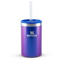 Can cooler stanley com canudo em aço inoxidável 296ml azul sapphire shimmer 08449-00 Can cooler stanley com canudo em aço inoxidável 296ml azul sapphire shimmer 08449-00