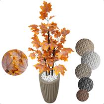 Canadá Outono Planta Artificial com Vaso Decorativo