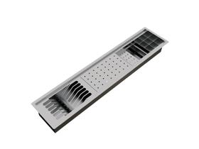 Canal Escorredor Calha Úmida Kitchen 4 módulos