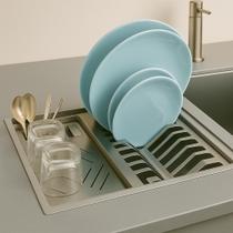 Canal organizador Calha Gourmet Escorredor Embutido Inox 44x30Cm Cozix Canal organizador Calha Gourmet Escorredor Embutido Inox 44x30Cm Cozix