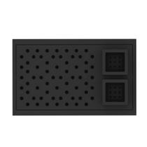 Canal Organizador Módulo Copos/Talheres Preto Vulcano - Arquitech