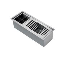 Canal Organizador Umido c/Acessorios Inox 477MM LX962045 Lexxa Bagno Canal Organizador Umido c/Acessorios Inox 477MM LX962045 Lexxa Bagno