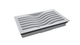 Canal Úmido organizador para pratos Branco Metasul Arquitech