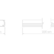 Canaleta 20 X 10 X 2000mm Branca com Divisória e Fita Dupla Face - Tramontina Canaleta 20 X 10 X 2000mm Branca com Divisória e Fita Dupla Face - Tramontina