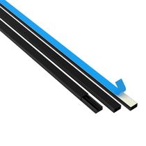 Canaleta 20x10x2000 Preto Com Fita Adesiva Enerbras
