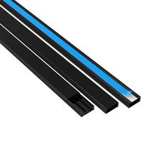 Canaleta 40x15 Preto 2M Com Fita Adesiva Enerbras