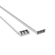 Canaleta 40X15X2000 Enerbras Branca sem Dupla Face com Divisao (12 Unidades) Canaleta 40X15X2000 Enerbras Branca sem Dupla Face com Divisao (12 Unidades)