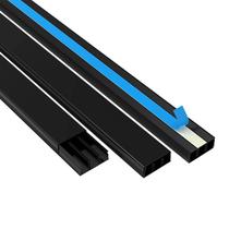 Canaleta 50x20 Preto 2M Com Fita Adesiva Enerbras